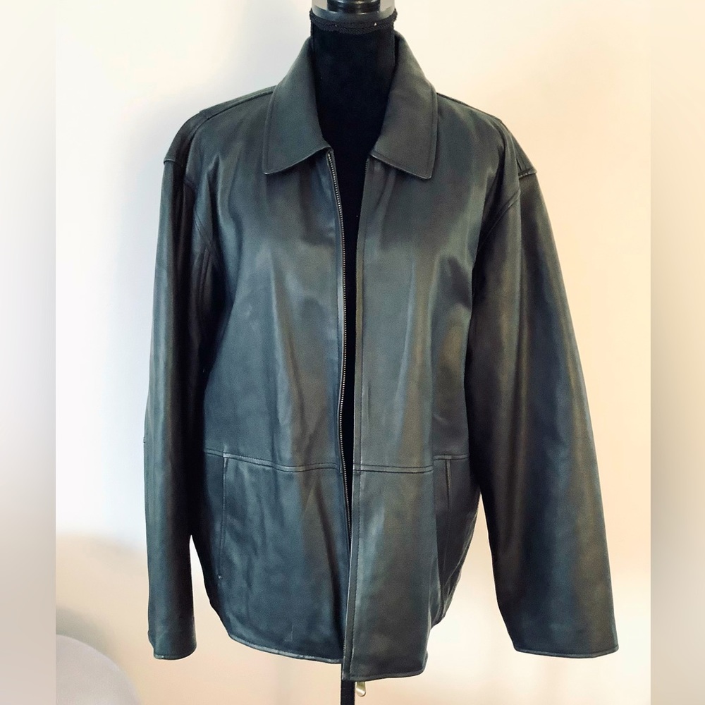 Mens GENUINE LEATHER jacket 🍂🍃